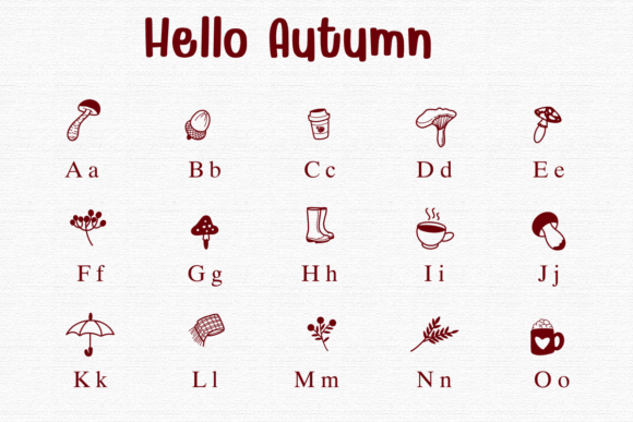Hello Autumn Font - Preview 1