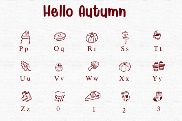 Hello Autumn Font - Preview 2