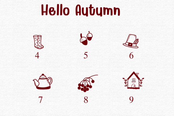 Hello Autumn Font - Preview 3