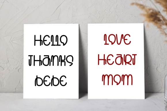 Normal Daily1 Font PNG with transparent background - Preview 3