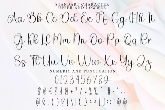 September Wonderful Font PNG with transparent background - Preview 4