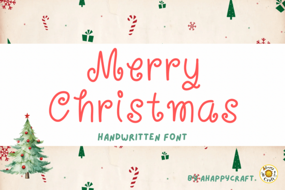 Candy Cane Font - Preview 2