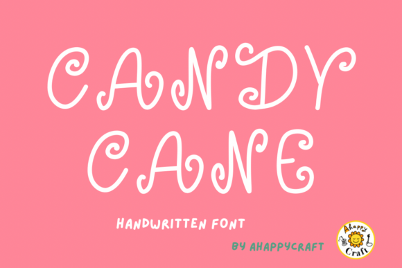Candy Cane Font - Preview 1