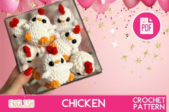 Chicken Crochet / Eater Amigurumi Toy