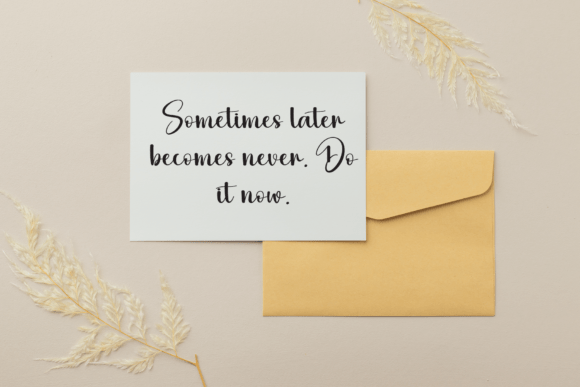 Christmas Signature Font - Preview 2