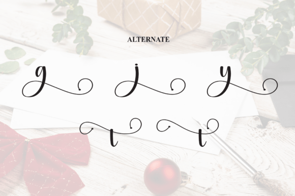 Christmas Signature Font - Preview 6