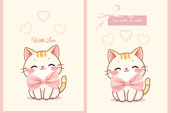 Cute Kitty Love Card