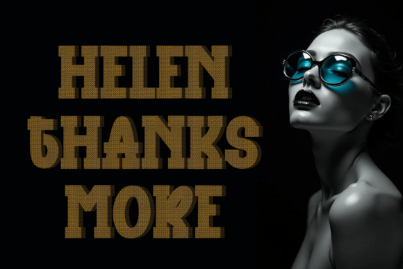Dark Brown Font - Preview 4