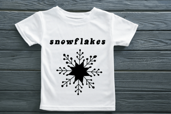 Doodle Snowflakes Font - Preview 4