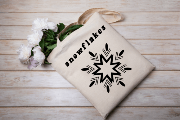 Doodle Snowflakes Font - Preview 5