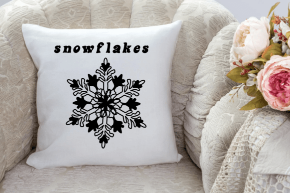 Doodle Snowflakes Font - Preview 6