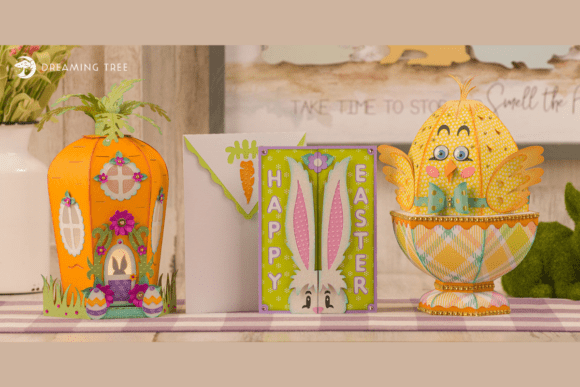 Easter 3D SVG Cut Files for Paper Crafts - Creative Fabrica