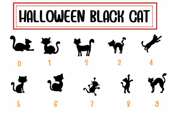Halloween Black Cat Font - Preview 3