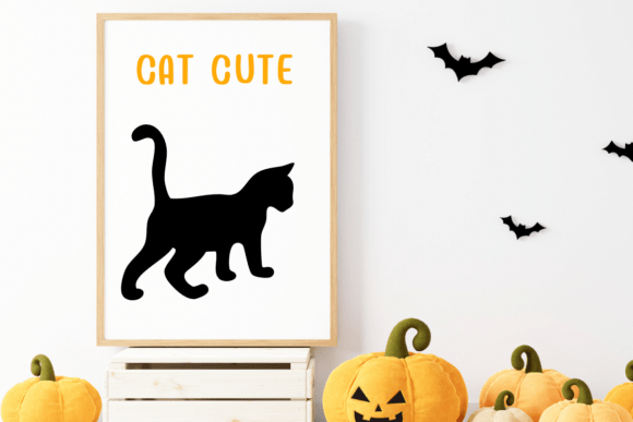 Halloween Black Cat Font - Preview 5