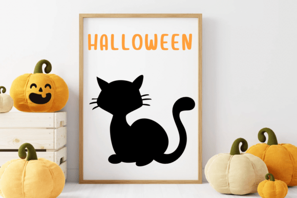 Halloween Black Cat Font - Preview 6
