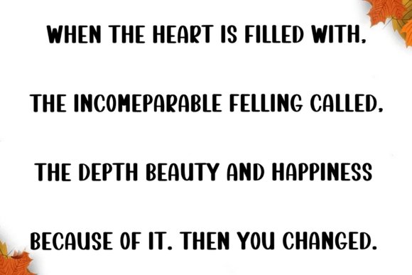 Happy September Font - Preview 3