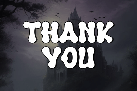 Midnight Curse Font PNG with transparent background - Preview 4