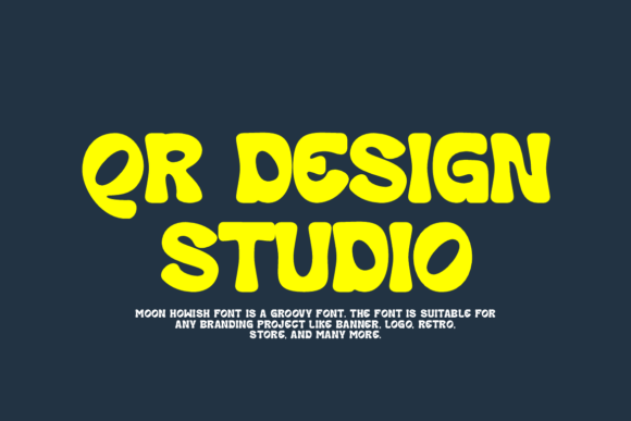 Moon Howish Font PNG with transparent background - Preview 3