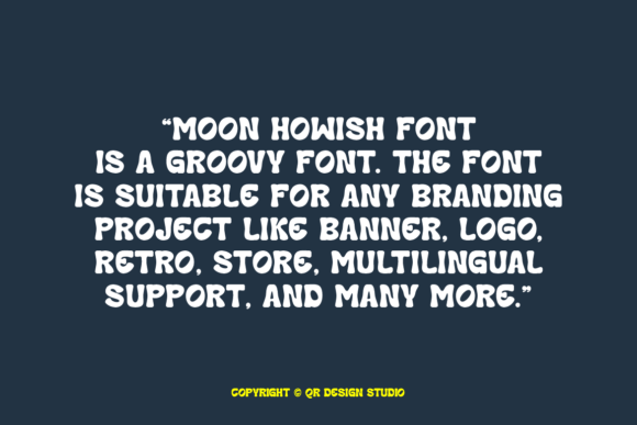 Moon Howish Font PNG with transparent background - Preview 5