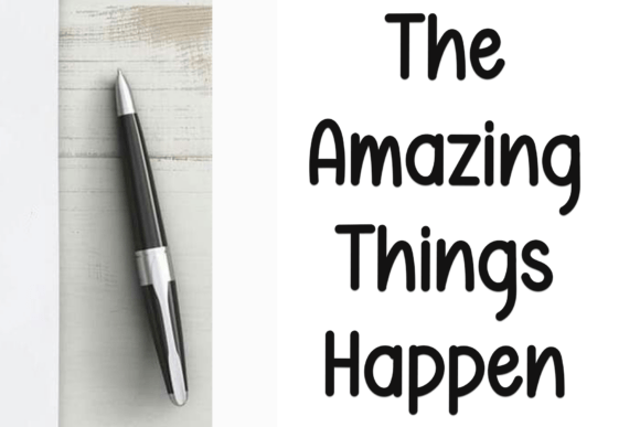 Notes Quote Font PNG with transparent background - Preview 2