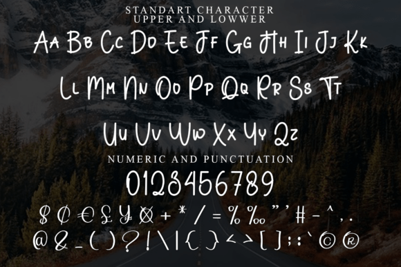 Outfit Cartoon Font PNG with transparent background - Preview 5