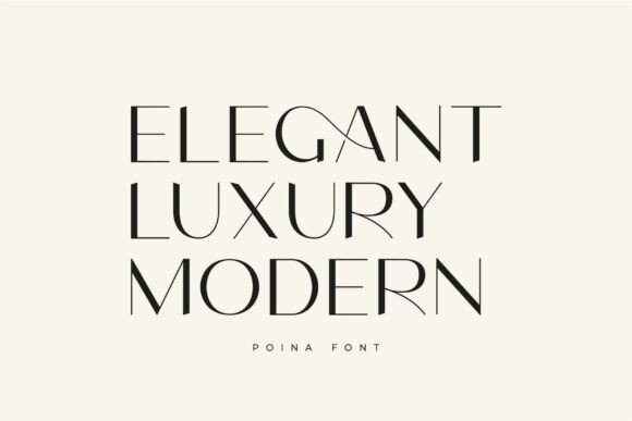 Poina Font PNG with transparent background - Preview 2