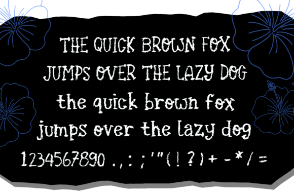 Quirky Crayon Font PNG with transparent background - Preview 3