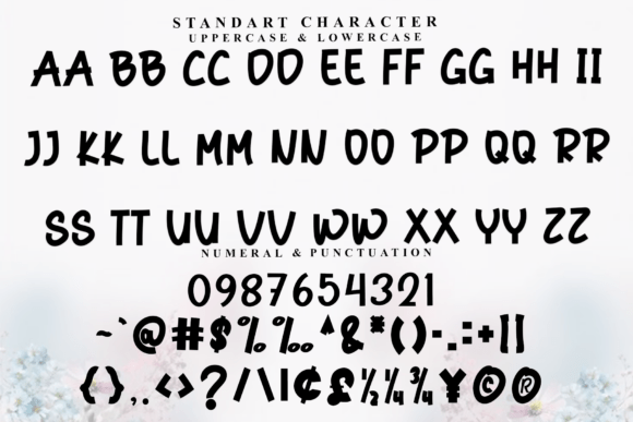 School Autumn Font PNG with transparent background - Preview 3