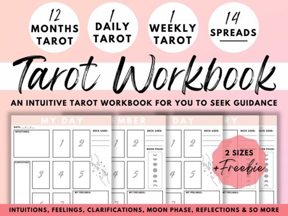 Tarot Workbook, Tarot Spreads, Tarot