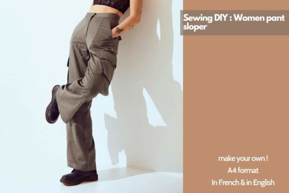 Women Pant Sloper Diy Step by Step