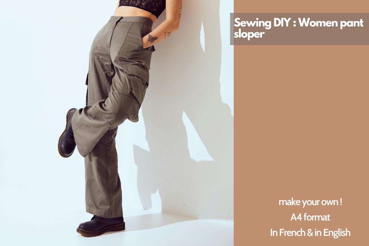Women Pant Sloper Diy Step by Step