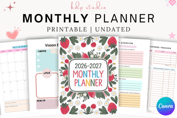 2026–2027 Monthly Planner