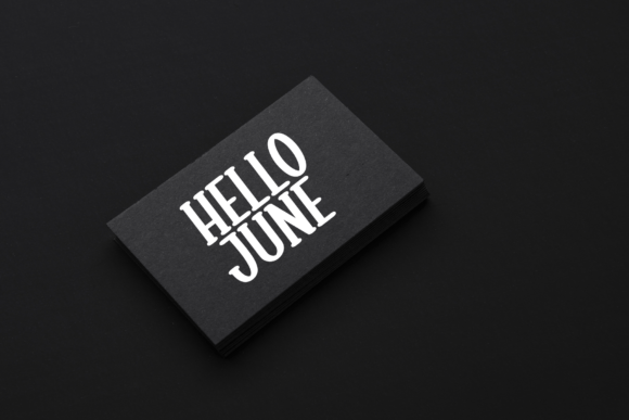 Black Sample Font - Preview 2