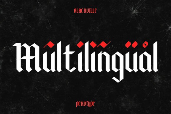 Blackville Font - Preview 3