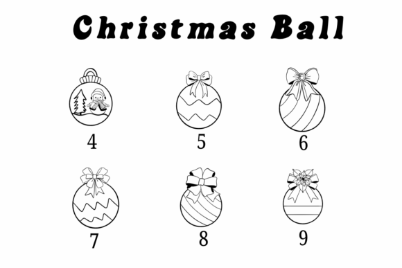 Christmas Ball Font - Preview 3