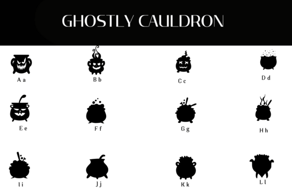 Ghostly Caldron Font - Preview 1