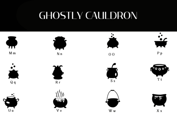 Ghostly Caldron Font - Preview 3
