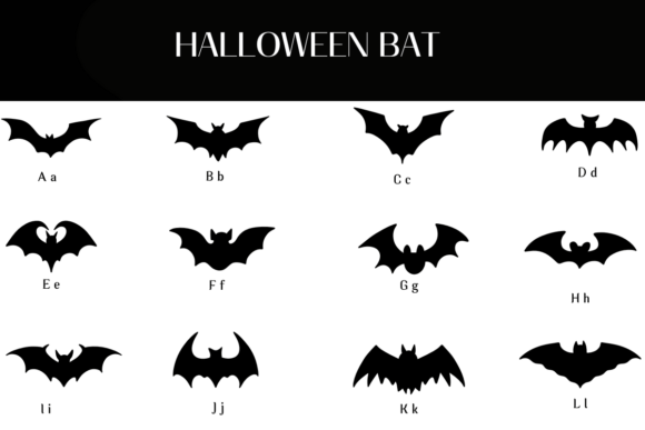 Halloween Bat Font - Preview 1
