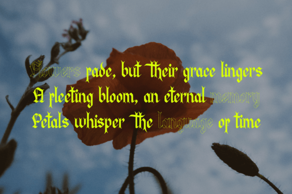 Manthra Klaussa Font PNG with transparent background - Preview 1
