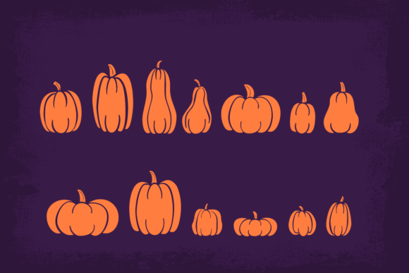 Pumpkins Are Cool Font PNG with transparent background - Preview 2