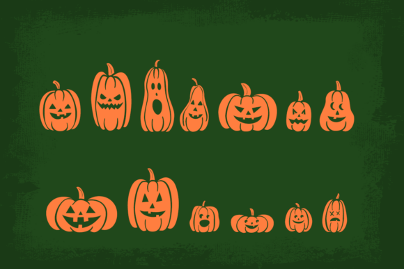 Pumpkins Are Cool Font PNG with transparent background - Preview 3