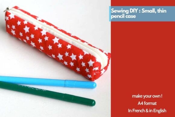 Small, Thin Pencil Case Sewing DIY