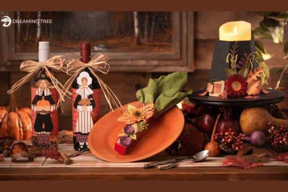 Thanksgiving Tablescape SVG Bundle