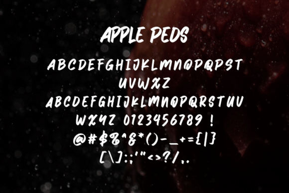 Apple Reds Font - Preview 1