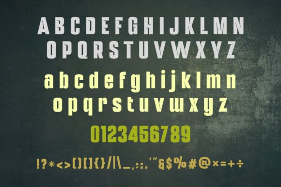 Armybold Font - Preview 5