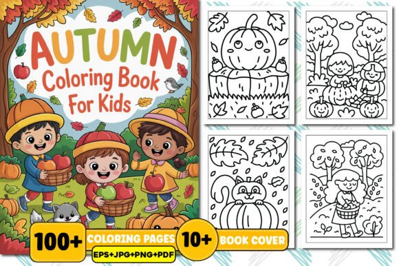 Autumn Coloring Book for Kids