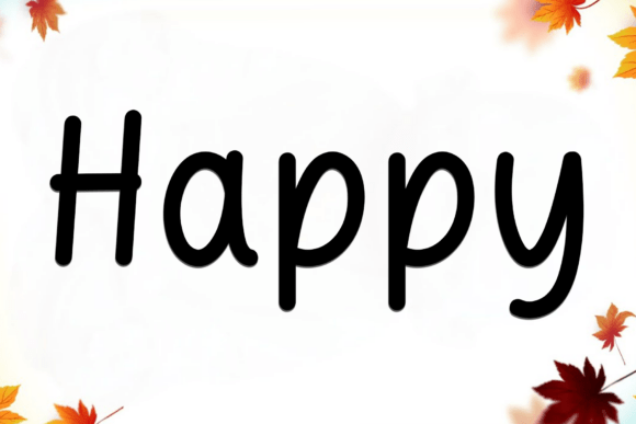 Autumn Holiday Font - Preview 1