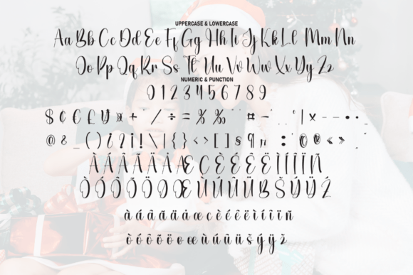 Birthday Christmas Font - Preview 6