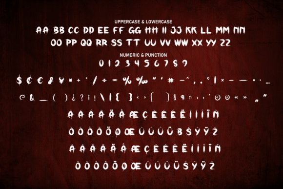 Bloodscript Font - Preview 6