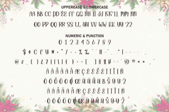 Coming Christmas Font - Preview 6